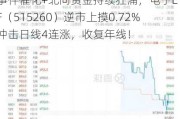 ETF盘中资讯｜6月“科技月”！密集事件催化+北向资金持续狂涌，电子ETF（515260）逆市上摸0.72%冲击日线4连涨，收复年线！