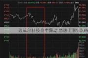 迈威尔科技盘中异动 急速上涨5.00%