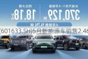 长城汽车(601633.SH)5月新能源车销售2.46万台