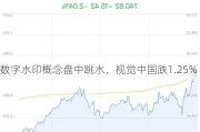 数字水印概念盘中跳水，视觉中国跌1.25%