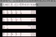 森源电气：公司全资子公司环境科技2023年度实现营收3.86亿元 占公司营收的14.64%