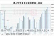 意外下降！上周美国首次申请失业救济人数24.1万人，飓风影响还将持续数周