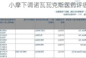 小摩下调诺瓦瓦克斯医药评级至“减持”