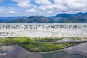 雁荡小镇的居住环境如何？这种环境对居民生活质量有何提升？