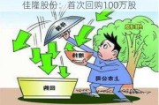 佳隆股份：首次回购100万股