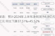 领益智造：预计2024年上半年净利润为6.8亿元~7.8亿元 同比下降37.51%~45.52%