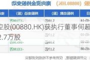 澳博控股(00880.HK)获执行董事何超凤增持882.7万股