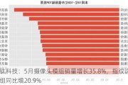 丘钛科技：5月摄像头模组销量增长35.8%，指纹识别模组同比增20.9%