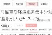 佩尔马福克斯环境服务盘中异动 下午盘股价大涨5.09%报13.83美元