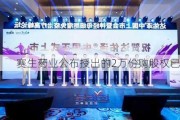 赛生药业公布授出的2万份购股权已获行使