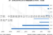 万钢：中国新能源车企可以尝试在欧洲投资进入本地产业链