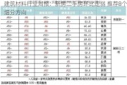 建筑材料行业周报：新房二手房环比走弱 推荐8个细分方向