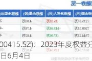 伊之密(300415.SZ)：2023年度权益分派10派4元 股权登记日6月4日