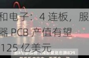 协和电子：4 连板，服务器 PCB 产值有望达 125 亿美元