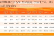 森麒麟(002984.SZ)：相较国际一线同类产品，QirinEV滚阻降低6%