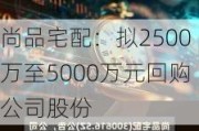 尚品宅配：拟2500万至5000万元回购公司股份