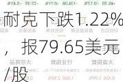 耐克下跌1.22%，报79.65美元/股