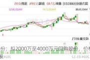 国力股份：拟2000万至4000万元回购股份，价格上限50元/股