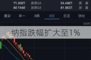 纳指跌幅扩大至1%