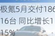 极氪5月交付18616台 同比增长115%