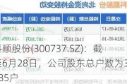 科顺股份(300737.SZ)：截至6月28日，公司股东总户数为34285户