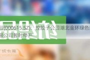 ST美谷(000615.SZ)：控股子公司湖北金环绿色纤维有限公司暂时停产