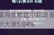 蓝鸟生物盘中异动 股价大涨5.04%