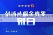 客户停用云服务还未生效，金融壹账通一季度亏损收窄超20%