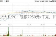 沪银期货大跌5%：现报7950元/千克，沪金跌近3%