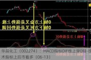 华昌化工（002274）：MACD指标DIF线上穿0轴-技术指标上后市看多（06-13）