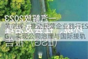 黄剑辉：推动民营企业践行ESG，实现公司治理与国际接轨