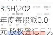 博闻科技(600883.SH)2023年度每股派0.05元 股权登记日为7月3日