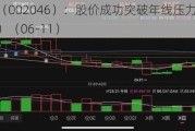 国机精工（002046）：股价成功突破年线压力位-后市看多（涨）（06-11）