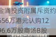 金涌投资附属斥资约1556万港元认购1296.6万股商汤B股