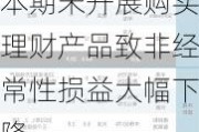 宁波富邦2024年上半年预计亏损133万 本期未开展购买理财产品致非经常性损益大幅下降