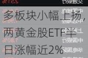 多板块小幅上扬，两黄金股ETF半日涨幅近2%