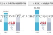 永达汽车(03669.HK)6月12日耗资179万港元回购100万股