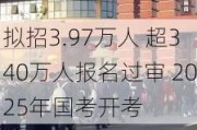 拟招3.97万人 超340万人报名过审 2025年国考开考