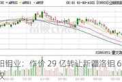 洛阳钼业：作价 29 亿转让新疆洛钼 65.1%股权