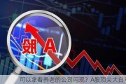 可以拿着养老的公司闪现？A股顶尖大白马！