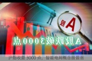 沪指收复 3000 点，智能电网概念股普涨