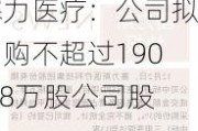 塞力医疗：公司拟回购不超过190.48万股公司股份