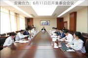 安徽合力：6月11日召开董事会会议