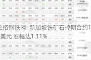 兰格钢铁网: 新加坡铁矿石掉期合约121美元 涨幅达1.11%