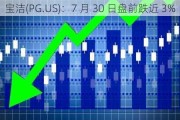 宝洁(PG.US)：7 月 30 日盘前跌近 3%