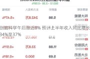 微创脑科学午后涨近8% 预计上半年收入同比增长约34%至37%