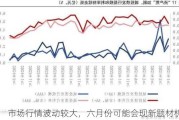 市场行情波动较大，六月份可能会现新题材机会