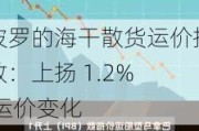 波罗的海干散货运价指数：上扬 1.2%  运价变化