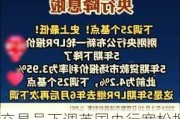 交易员下调英国央行宽松*** 预计11月降息不超过25个基点