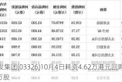 保发集团(03326)10月4日耗资4.62万港元回购23.1万股